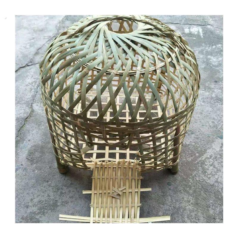 竹鸡笼纯手工竹制品养鸭鸟笼湖南农家纯竹子制作经久耐用竹编笼子