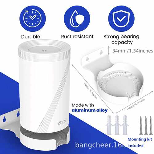 铝合金壁挂支架适用于tp link deco BE63/BE65/BE67/BE68 wifi 7