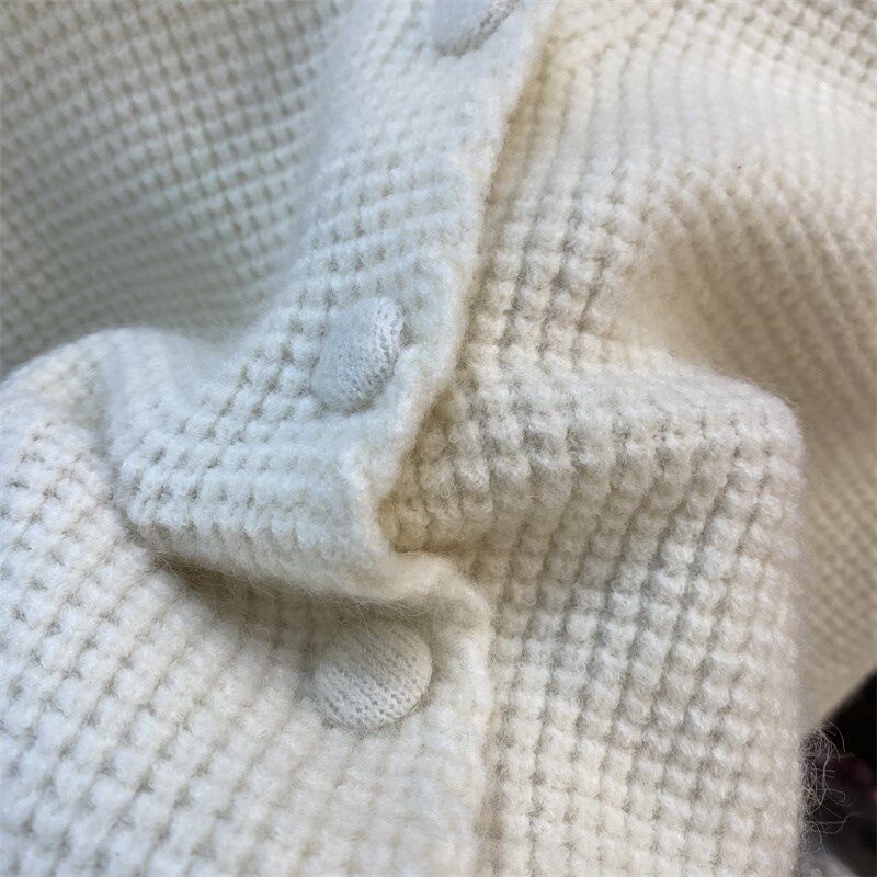 2023秋冬新款百搭显瘦高领打底衫+宽松复古V领针织马甲背心两件套