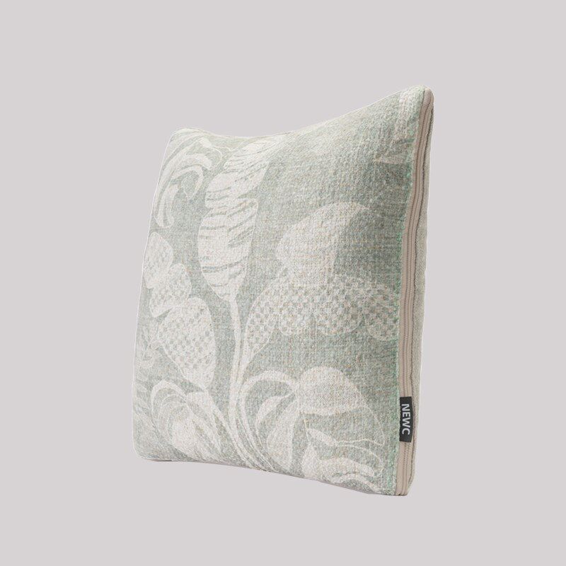 新宸优品 灰色简约高档纯棉抱枕被子两用客厅沙发宅家多功能靠枕