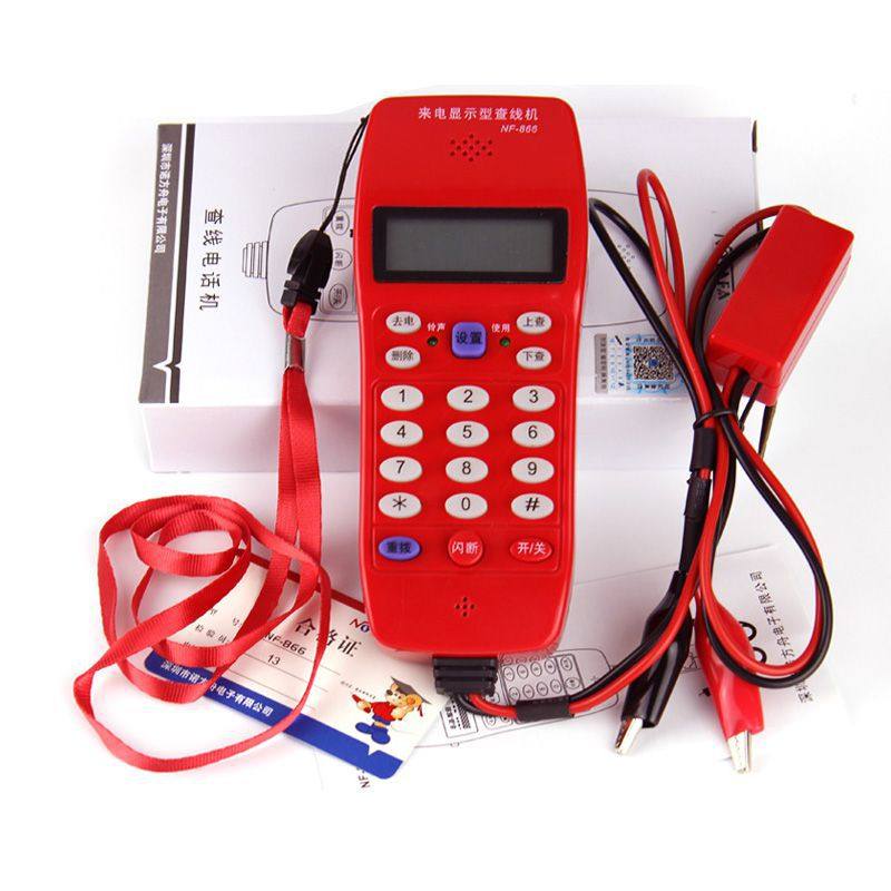 精明鼠NF-866电话查线机测线查话机 工程来电显示查线仪