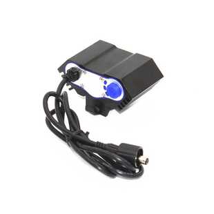 螺纹DC接口 电量显示 3灯T6自行车车灯 户外骑行强光LED车前灯