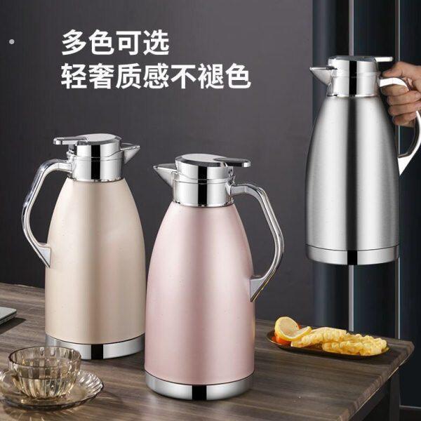 304不锈钢保温壶家用商用餐厅饭店水壶茶楼茶壶大容量真空罗马壶