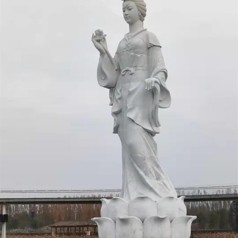汉白玉石雕人物雕塑名人半生胸像雕像 定制石材古代圣贤名人摆件