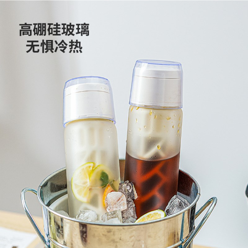 玻璃冷萃咖啡壶家用冷泡壶果汁果茶冷萃杯冰滴冰酿咖啡瓶冷泡壶