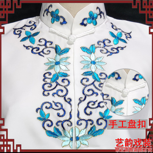 戏曲假领子戏剧京剧越剧绣花小领花旦女对披衬领古装舞台演出品