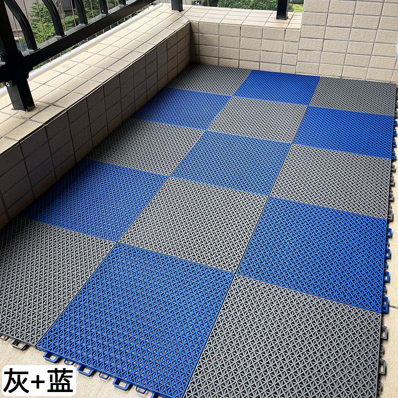PP硬胶塑料地板垫浴室卫生间镂空拼接隔水厕所防滑垫地垫加厚环保