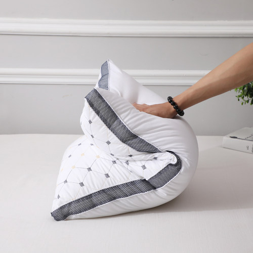 新款羽丝枕芯酒店单人枕头柔软舒适护颈枕助睡眠家用学生宿舍整头