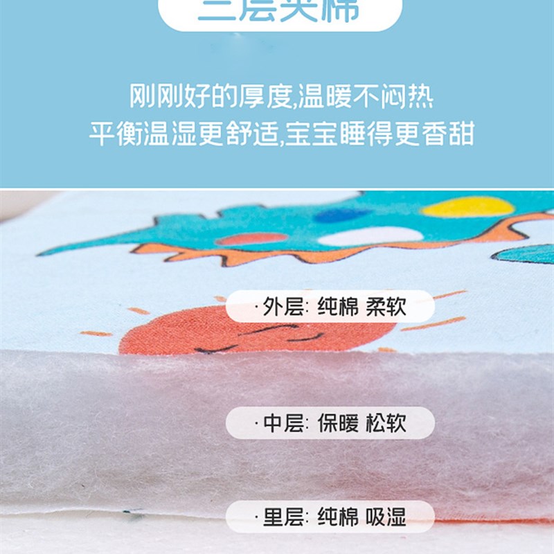 儿童睡袋春秋冬款夹棉加厚中大童睡觉防踢被子神器宝宝背心式睡衣