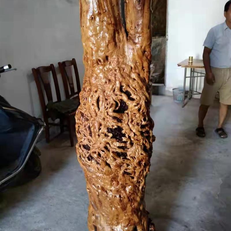 天然造型枣木花架实木根雕摆件原木树桩木墩子客厅树根花几茶桌