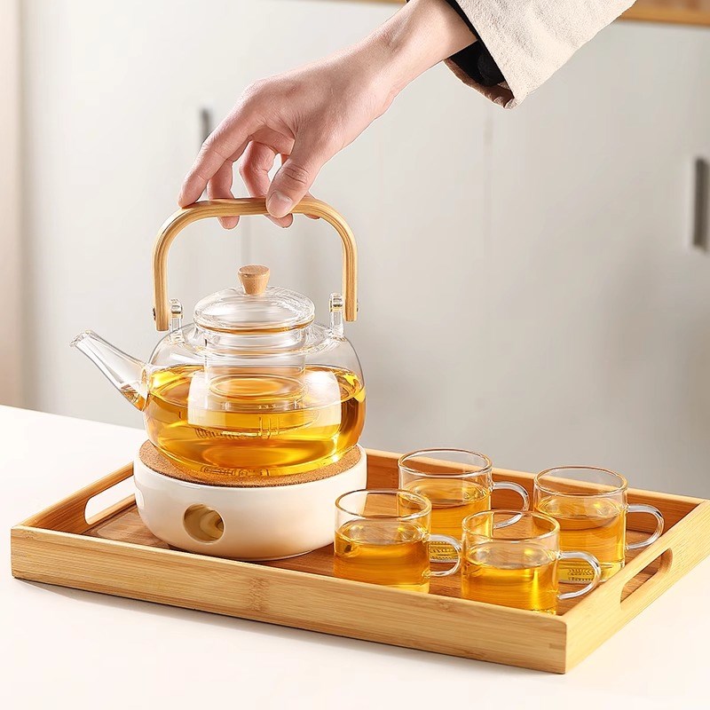 花茶壶蜡烛加热可明火煮茶炉泡茶家用围炉煮茶壶2026新款茶具套装