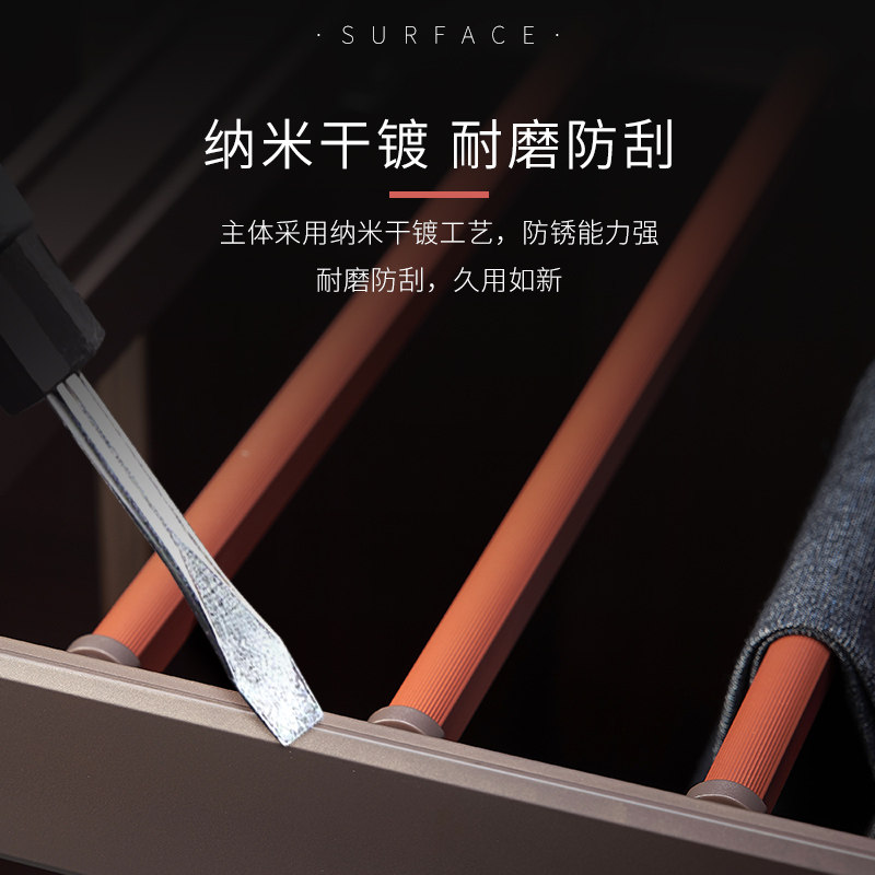 衣柜拉篮裤挂柜内裤架伸缩多功能收纳衣帽间挂裤架裤抽五金抽屉式