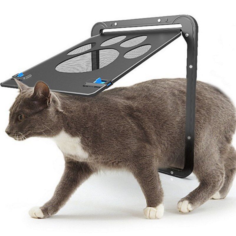 宠物用品夏天新款纱窗门自动闭合狗门洞狗窝工厂大型磁铁纱窗门