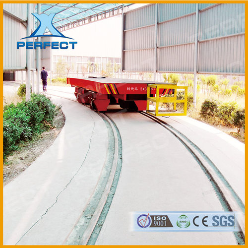 电缆卷筒运输车仓库转运平板车导轨转运小车轨道电动平板搬运车