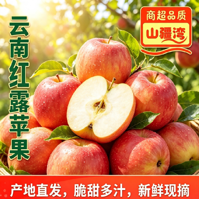 山疆湾红露苹果3斤产地直发
