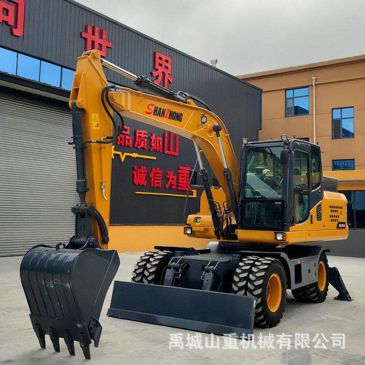 中型挖掘机价格轮式挖掘机液压挖掘机建筑工程大容量铲斗挖机