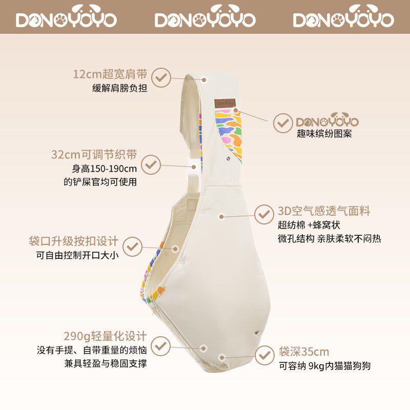 宠乐见猫咪外出包轻便携托特单肩斜挎背包神器小型犬狗袋宠物挎包