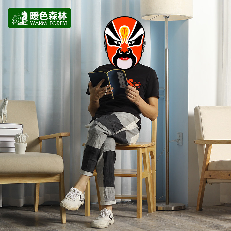 实木可变形四步梯椅室内多功能家用折叠梯子椅子两用梯凳登高楼梯