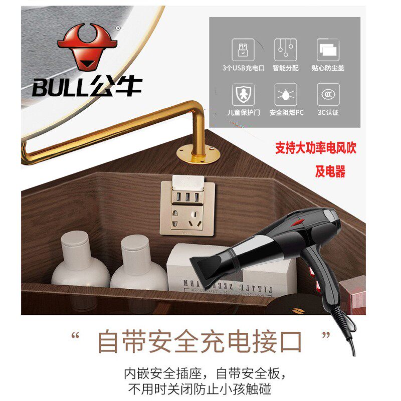 实木三角梳妆台卧室小户型转角拐角弧形轻奢原木迷你化妆桌旋转镜