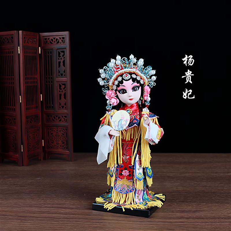 唐人坊绢人中国风装饰家居摆设戏曲娃娃人偶京剧人物礼品桌面摆件