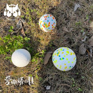 TT咬不坏爆爆球高弹轻巧爆米花球耐咬磨牙宠物玩具狗狗实心玩具球