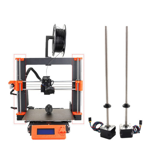 3D打印机配件 Prusa i3 MK3/MK3S+双Z轴42x34步进电机带丝杆套件