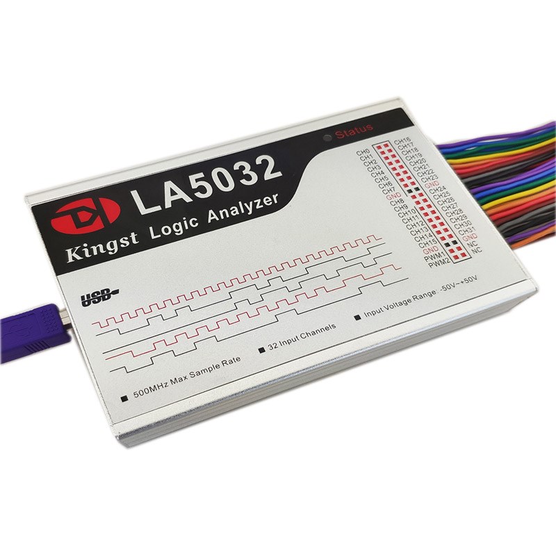 逻辑分析仪Kingst LA1010 LA2016 LA5016 LA5032协议解析I2C SPI