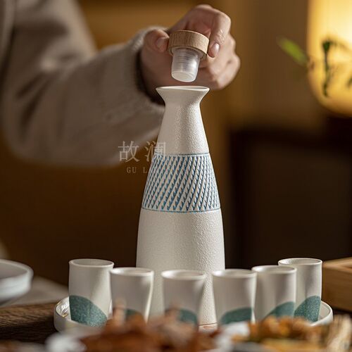 酒壶古风装酒专用一斤酒瓶空瓶定制酒具礼盒白酒杯公司商务伴手礼