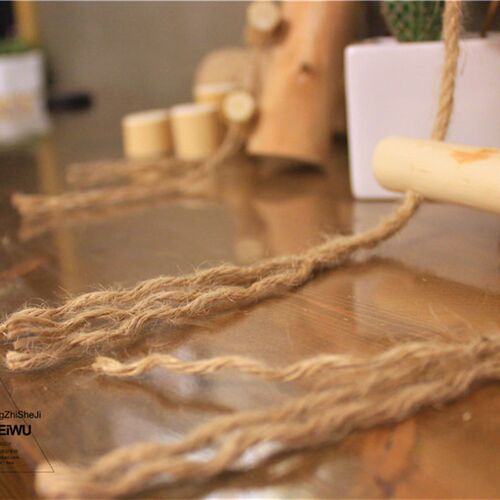 【美物】绳索木梯麻绳迷你软木梯装饰壁饰木棒串串长梯手工创意