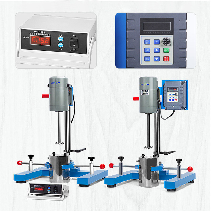 科技实验室安装高速研磨分散机电动数显匀速搅拌机变频砂磨分散器