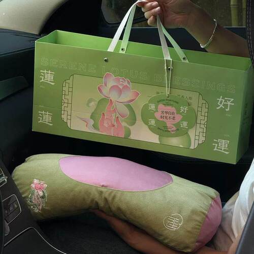 送妈妈的贴心礼物护颈枕养生艾草枕头四季款安睡荞麦枕母亲节礼物