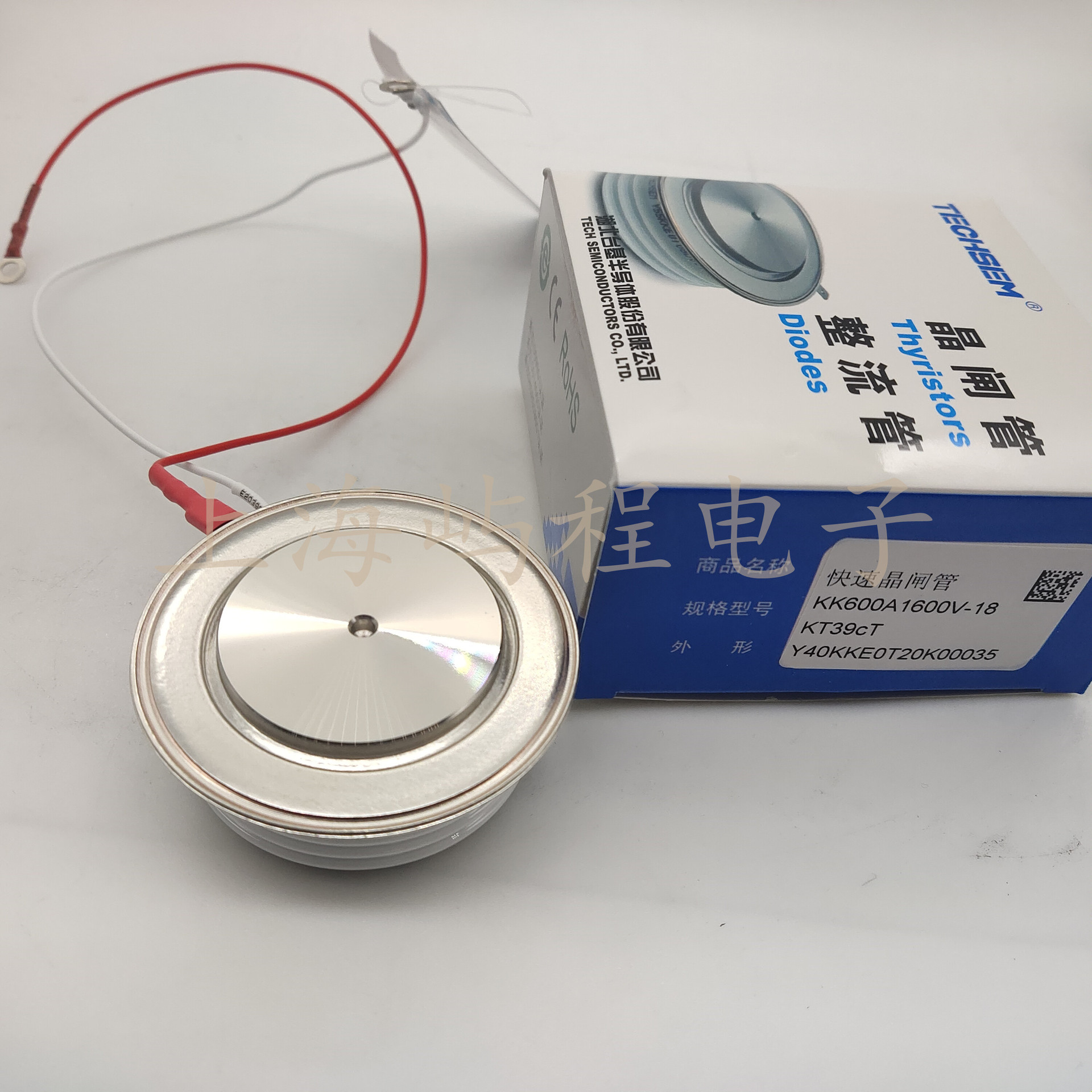 Y40KKE KK600A1600V 1200V1800V湖北台基TECHSEM快速晶闸管可控硅图片