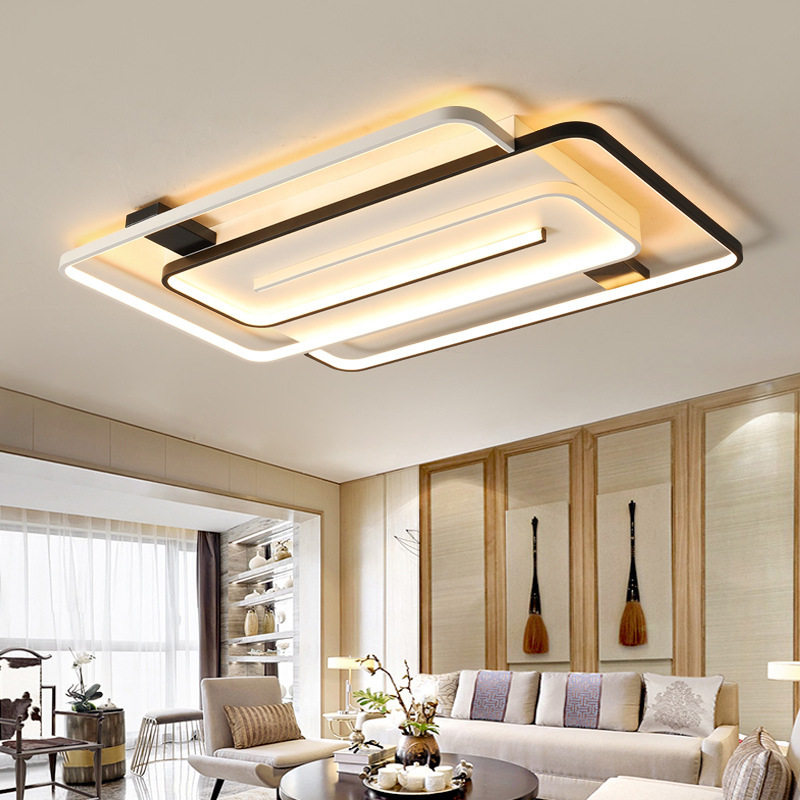 灯具批发现代简约圆形长方形卧室书房餐厅厨房客厅超薄创意吸顶灯
