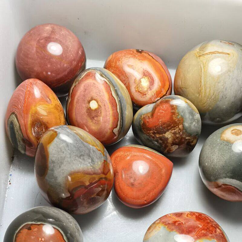 公斤价天然海洋石裸石手把件把玩摆件心形蛋形球形装饰造景
