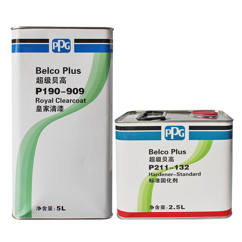 PPG168贝高汽车清漆套装修理厂光油漆固化剂透明亮光高硬度抗划痕