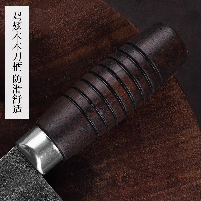 九江弯刀锻打传统手工菜刀厨师专用斩鸡鸭鹅砍烧腊熟食斩切刀家用