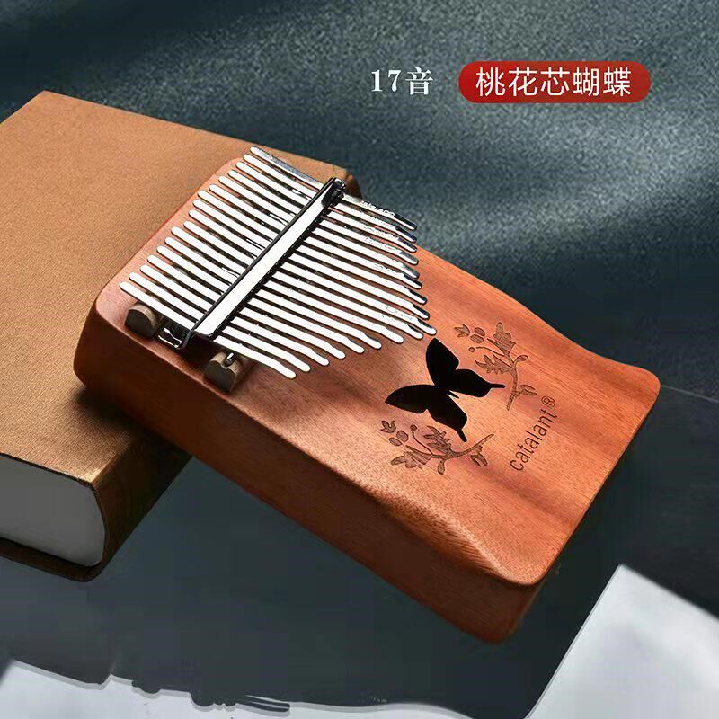 卡林巴琴拇指琴17音卡灵巴琴初学者入门乐器卡琳巴kalimba手指琴