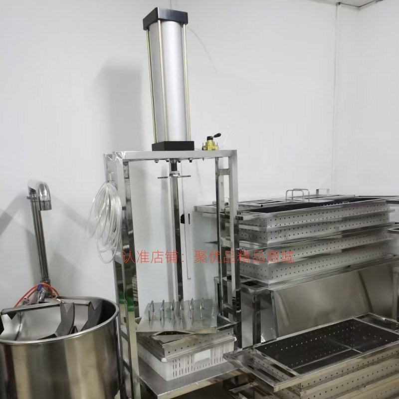 气压豆腐压榨成型机豆制品压干机压烟叶机器配套专卖气缸气动元件