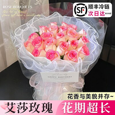 玫瑰花鲜花云南基地直发顺丰次日达家用鲜切插花超长花期鲜切花卉