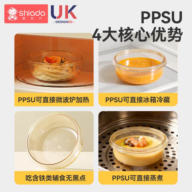 婴儿辅食碗宝宝专用幼儿童吃饭恒温注水保温碗外出工具全套餐具