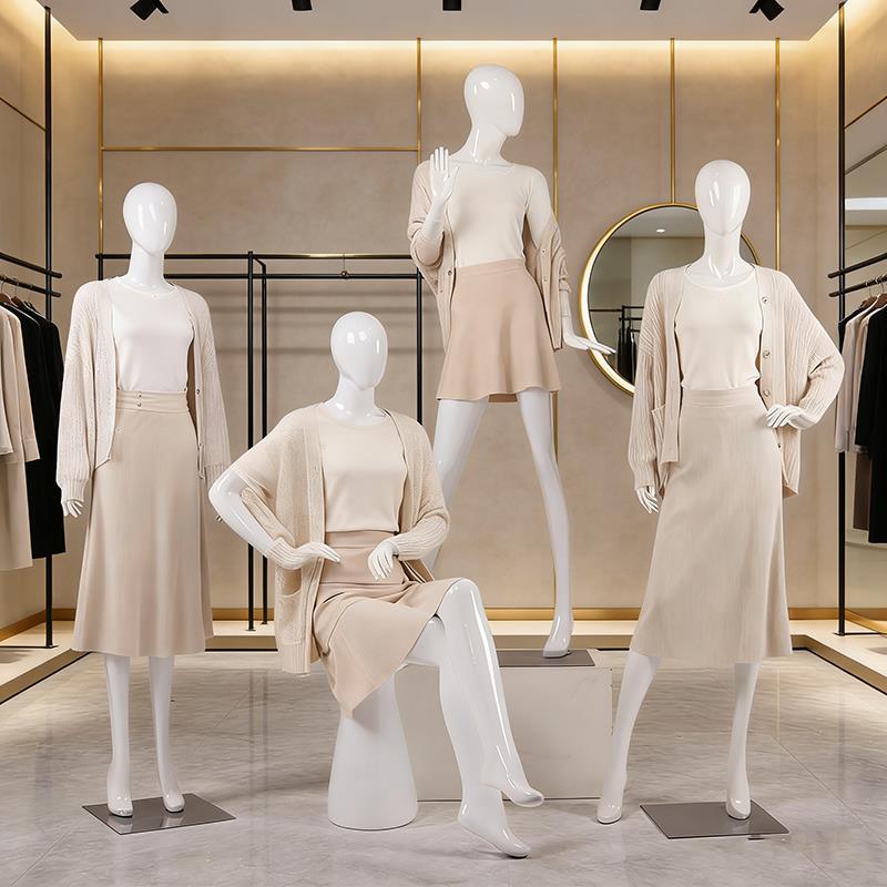 模特道具女人偶全身服装店女装内衣婚纱橱窗展示假人体女式模特架