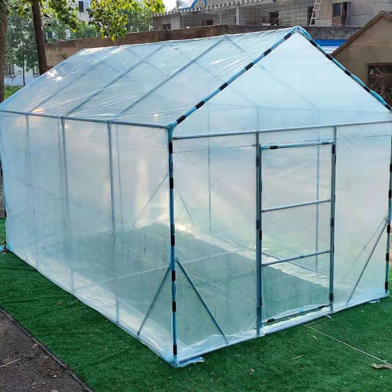 温室花房暖房家用大棚骨架遮阳保温阳台楼顶庭院植物多肉过冬防水