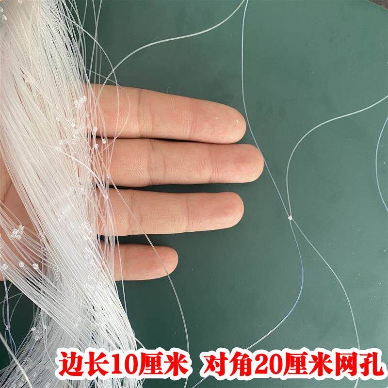 鱼塘防鸟网尼龙网防白鹭防大鸟10厘米网孔泥鳅青蛙养殖场防鸟天网