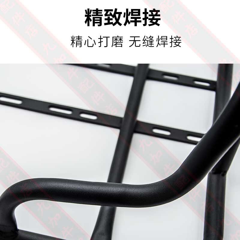 电动车通用外卖箱固定架带靠背外卖箱支架摩托车货架美团车架配件