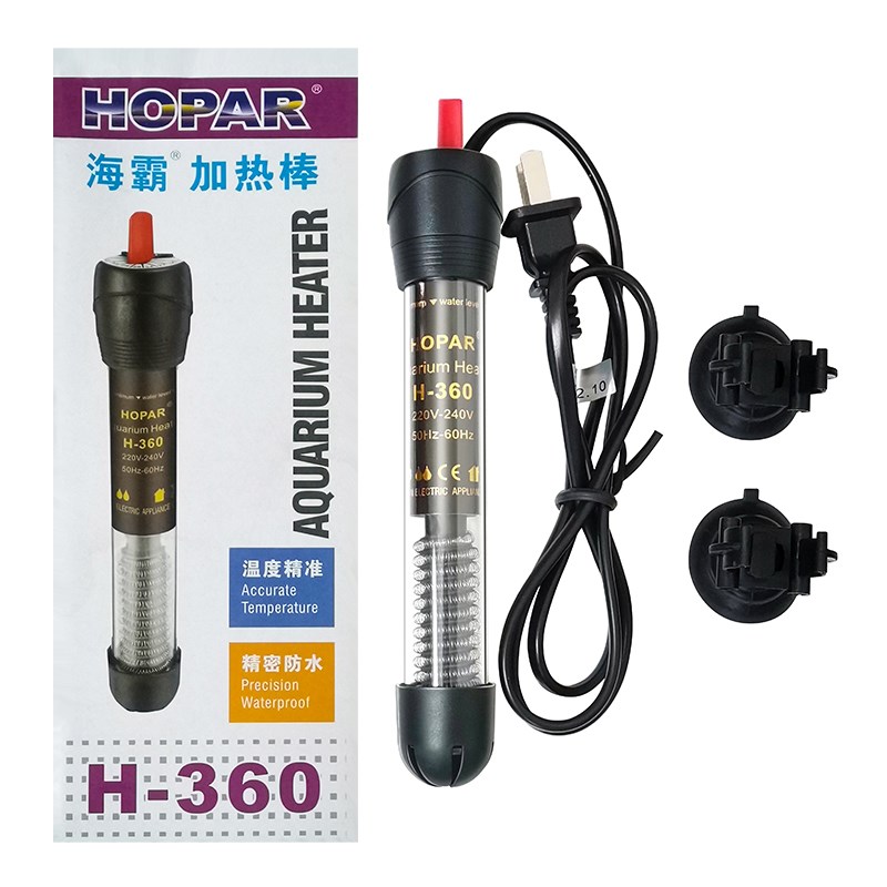 海霸H-360加热棒鱼缸玻璃加温控温棒鱼缸乌龟小型自动节能恒温棒