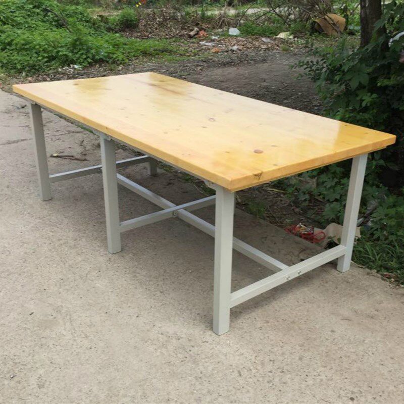 重型钳工工作台车间操作台实木可拆卸虎钳台防静电桌面实验手工桌
