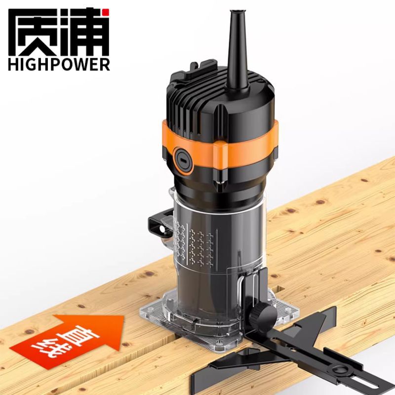 德国进口电动修边机开槽机木工神器工具多功能锣机雕刻电木铣铝塑