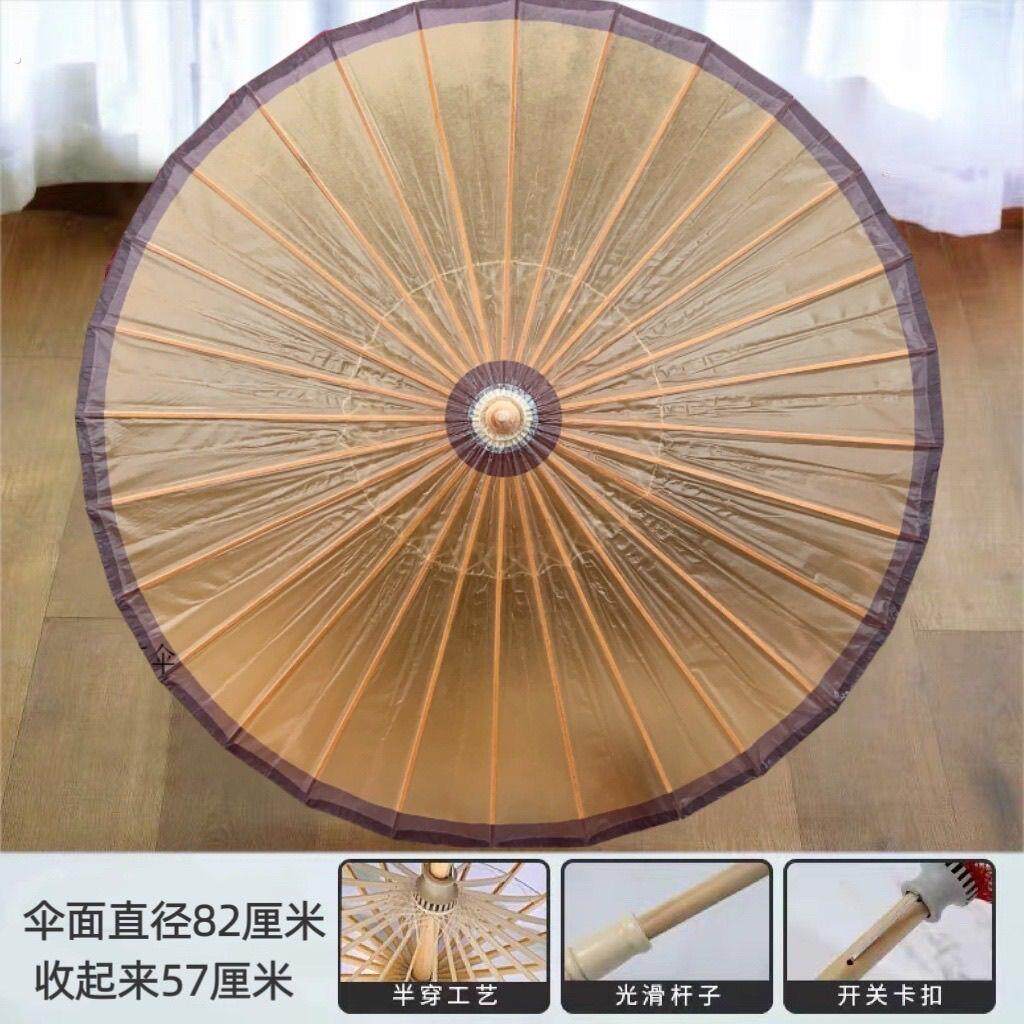 古代江南油纸伞防雨实用桐油手工雨伞道具古典汉服旗袍装饰摆饰伞