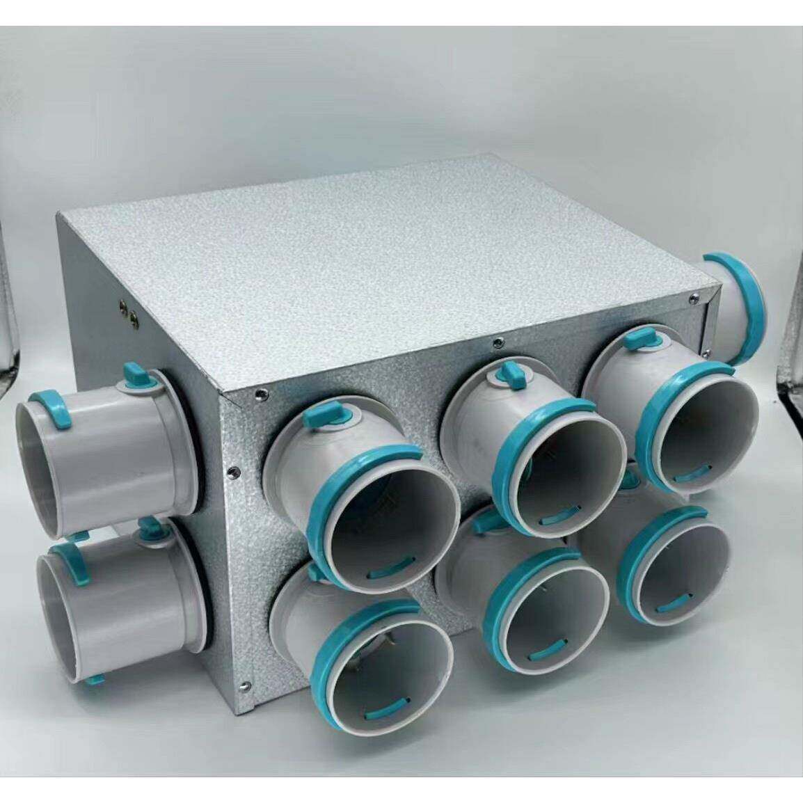 鑫隆升金属分风箱消音降噪通风设备 适用新风系统家用商用
