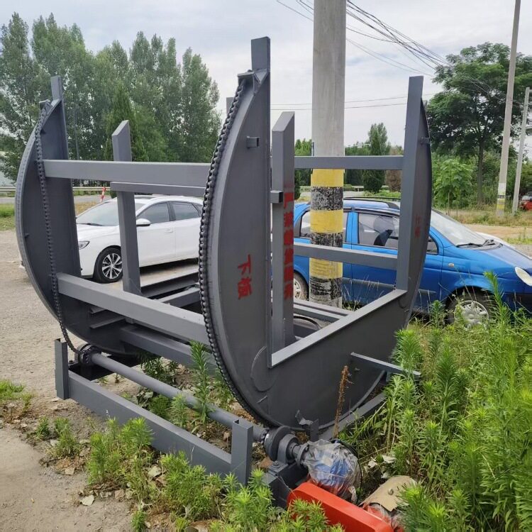 加厚钢板承重3吨液压180度翻板机胶合板拼接板快捷板材翻面机图片